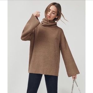 Reformation Florian Alpaca Sweater Size L